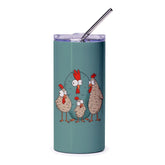 Chicken Family Design Stainless Steel Tumbler product
